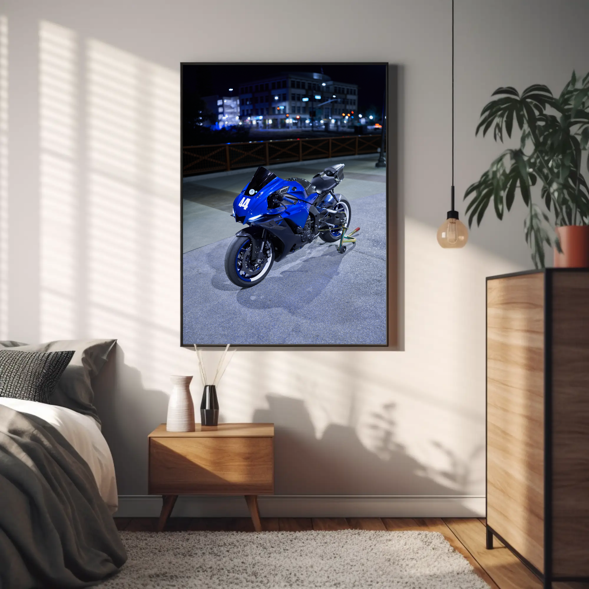 Yamaha R1 Motorcycle Poster #039 - Throttle Designs