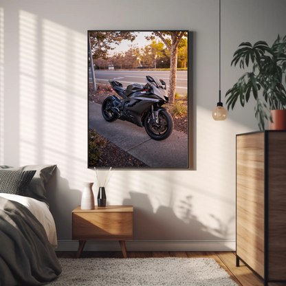 Yamaha R6 Motorcycle Poster #005 - Throttle Designs