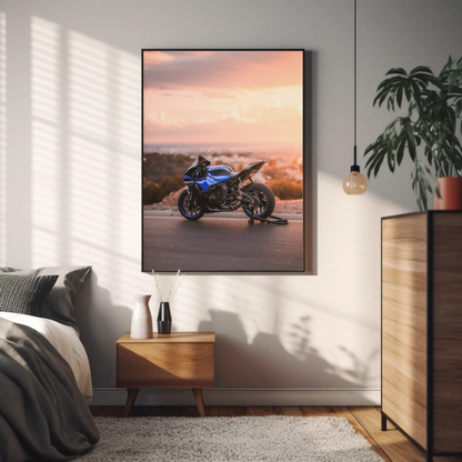 Yamaha R1 Motorcycle Poster #004 - Throttle Designs