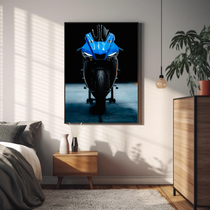 Yamaha R1 Motorcycle Poster #011 - Throttle Designs