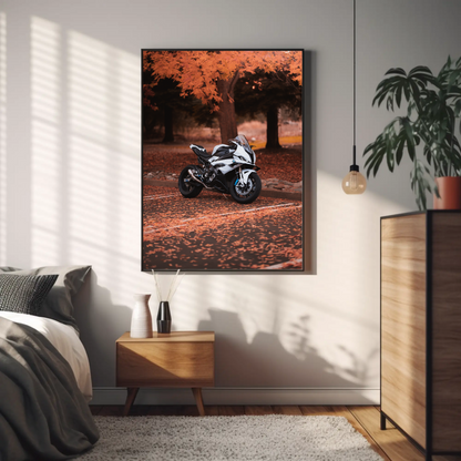 BMW S1000RR Motorcycle Poster #109 - Throttle Designs