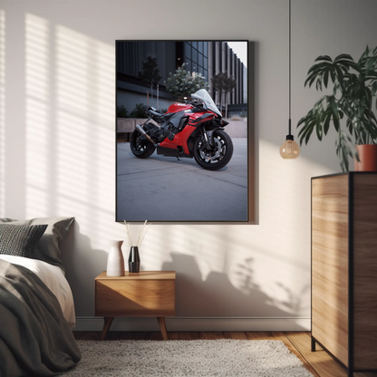 Yamaha R1 Motorcycle Poster #035 - Throttle Designs