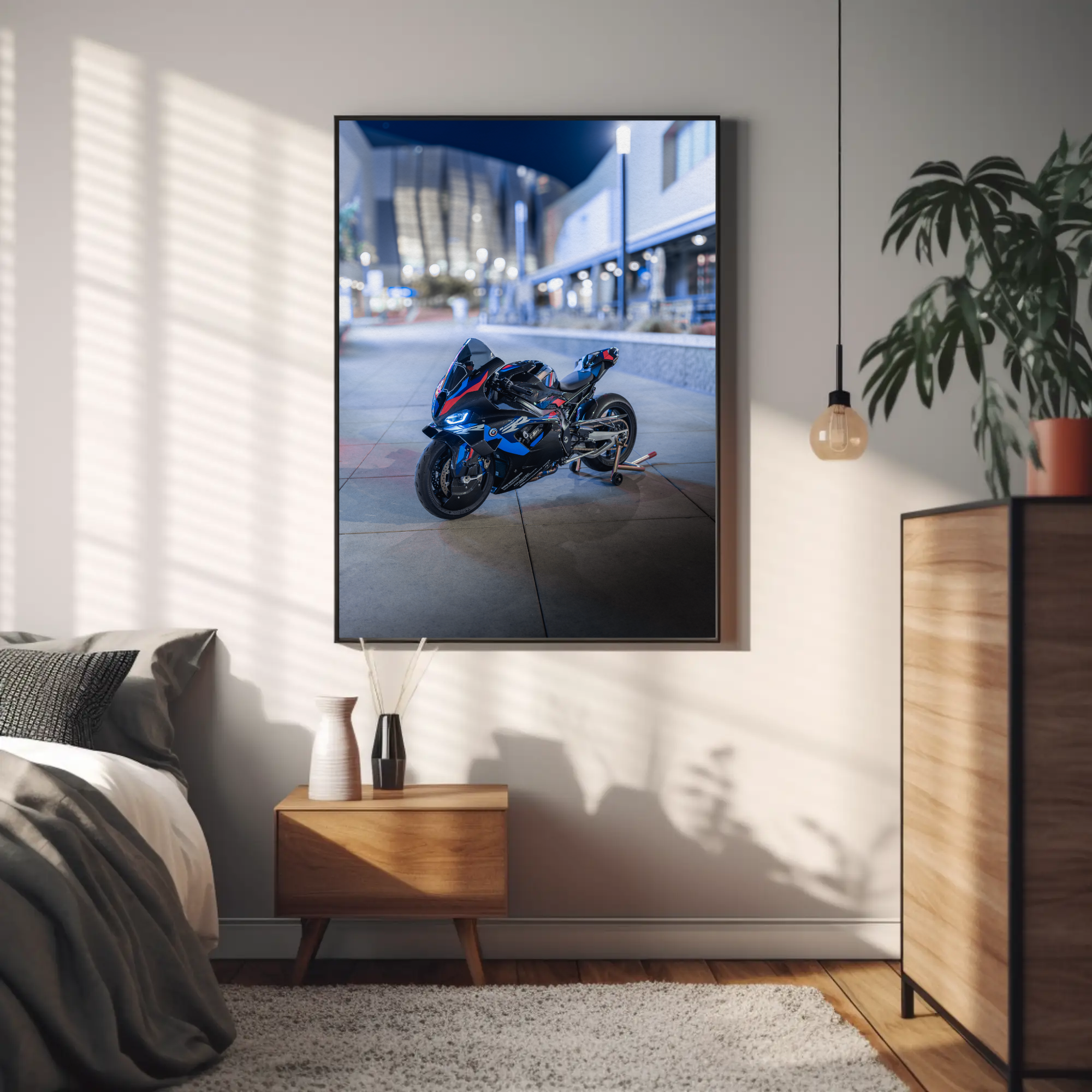 BMW M1000RR Motorcycle Wall Art #028 - Stunning Décor for Enthusiasts - Throttle Designs