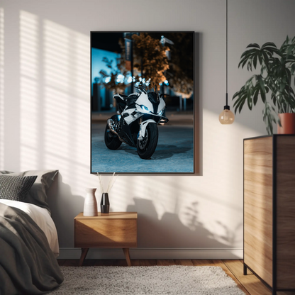 BMW S1000RR Motorcycle Poster #034 - Throttle Designs