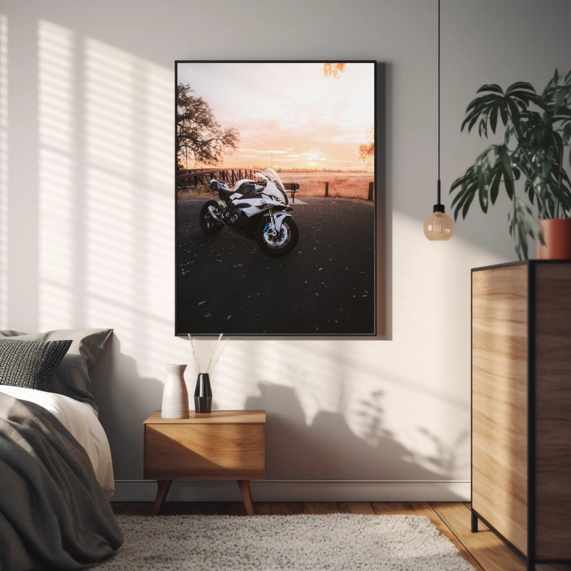 BMW S1000RR Motorcycle Poster #011 - Throttle Designs