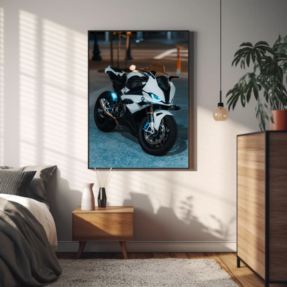 BMW S1000RR Motorcycle Poster #040 - Throttle Designs