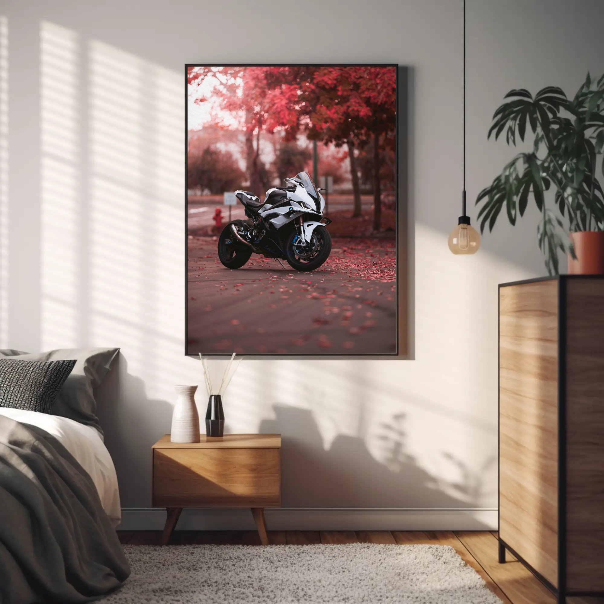 BMW S1000RR Motorcycle Poster #140 - Throttle Designs