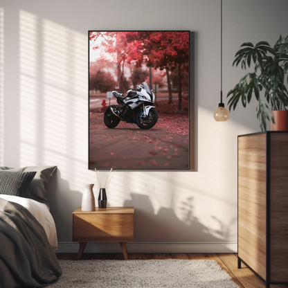 BMW S1000RR Motorcycle Poster #140 - Throttle Designs