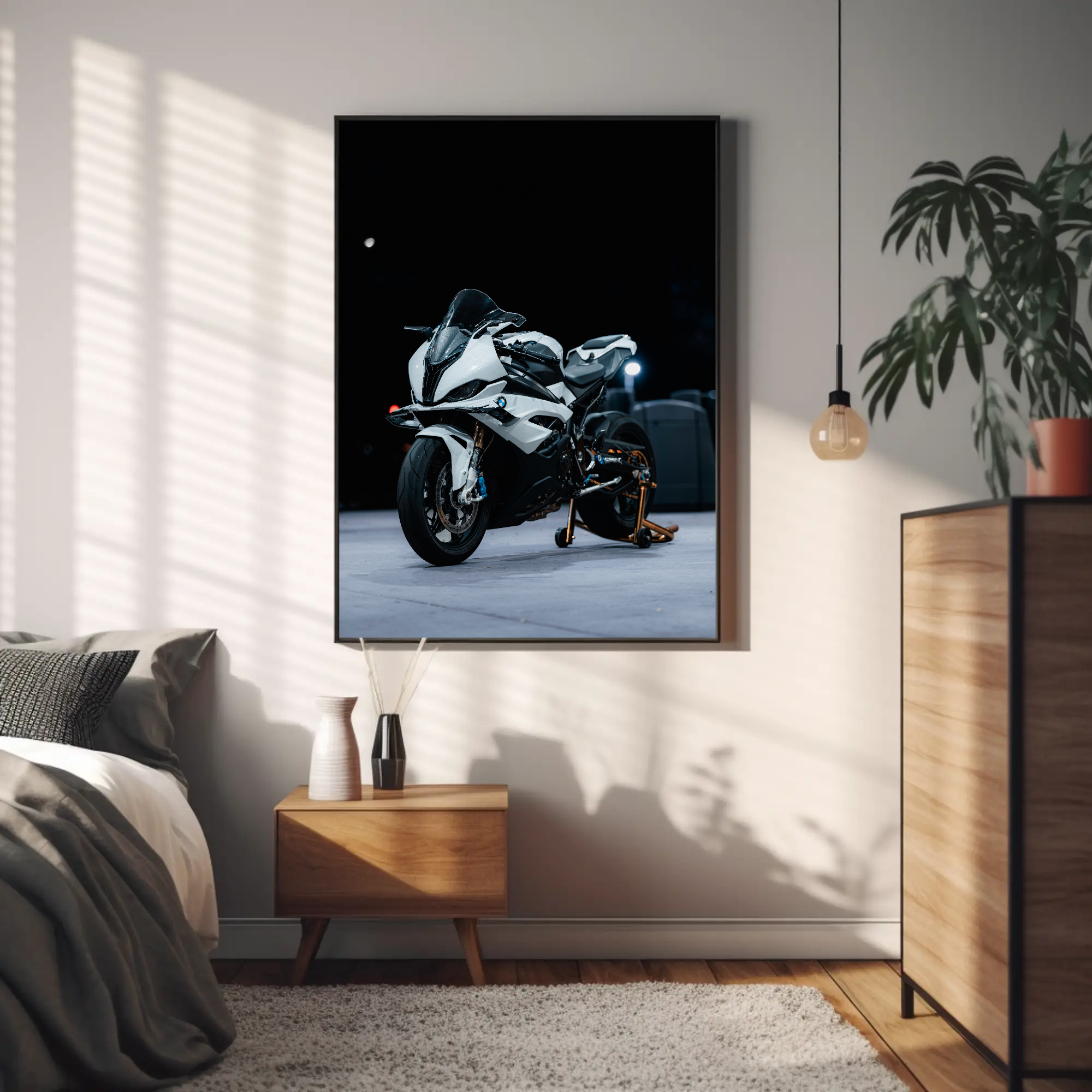 BMW S1000RR Motorcycle Poster #015 - Throttle Designs