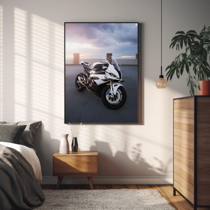 BMW S1000RR Motorcycle Poster #063 - Throttle Designs