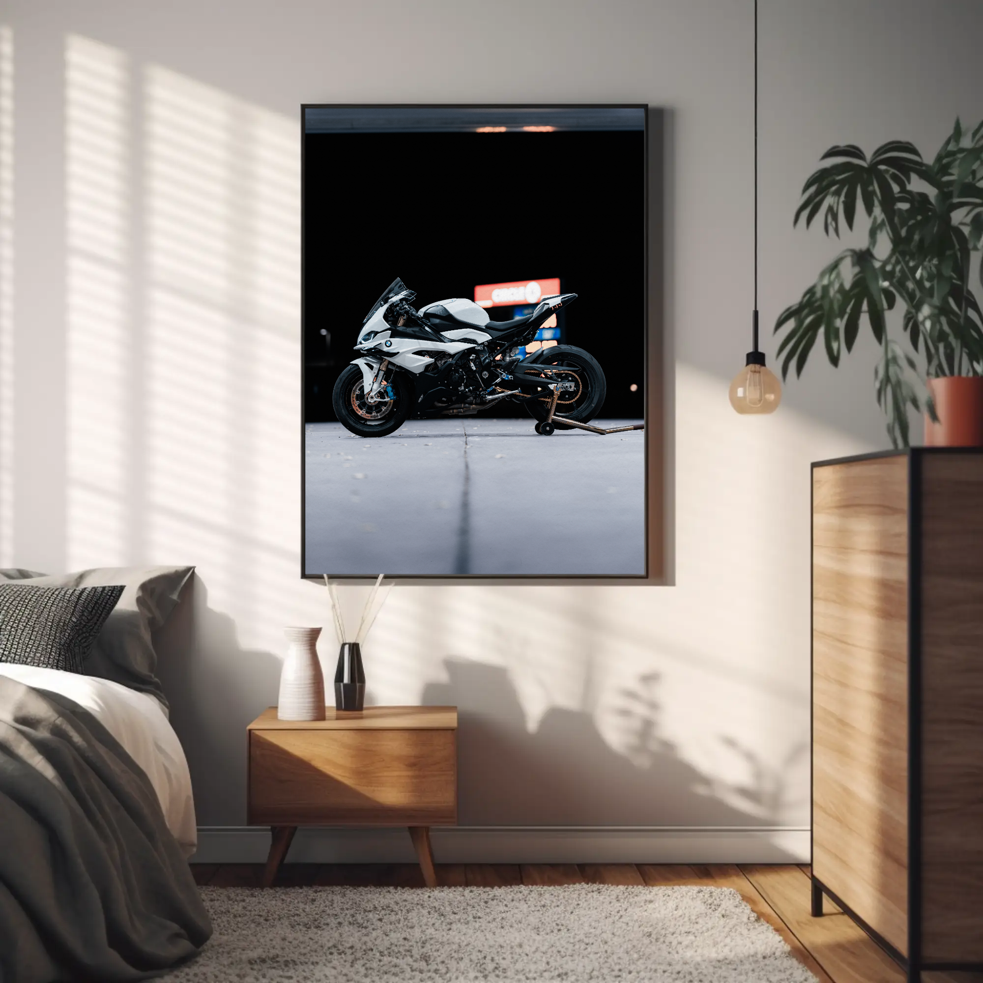 BMW S1000RR Motorcycle Poster #014 - Throttle Designs