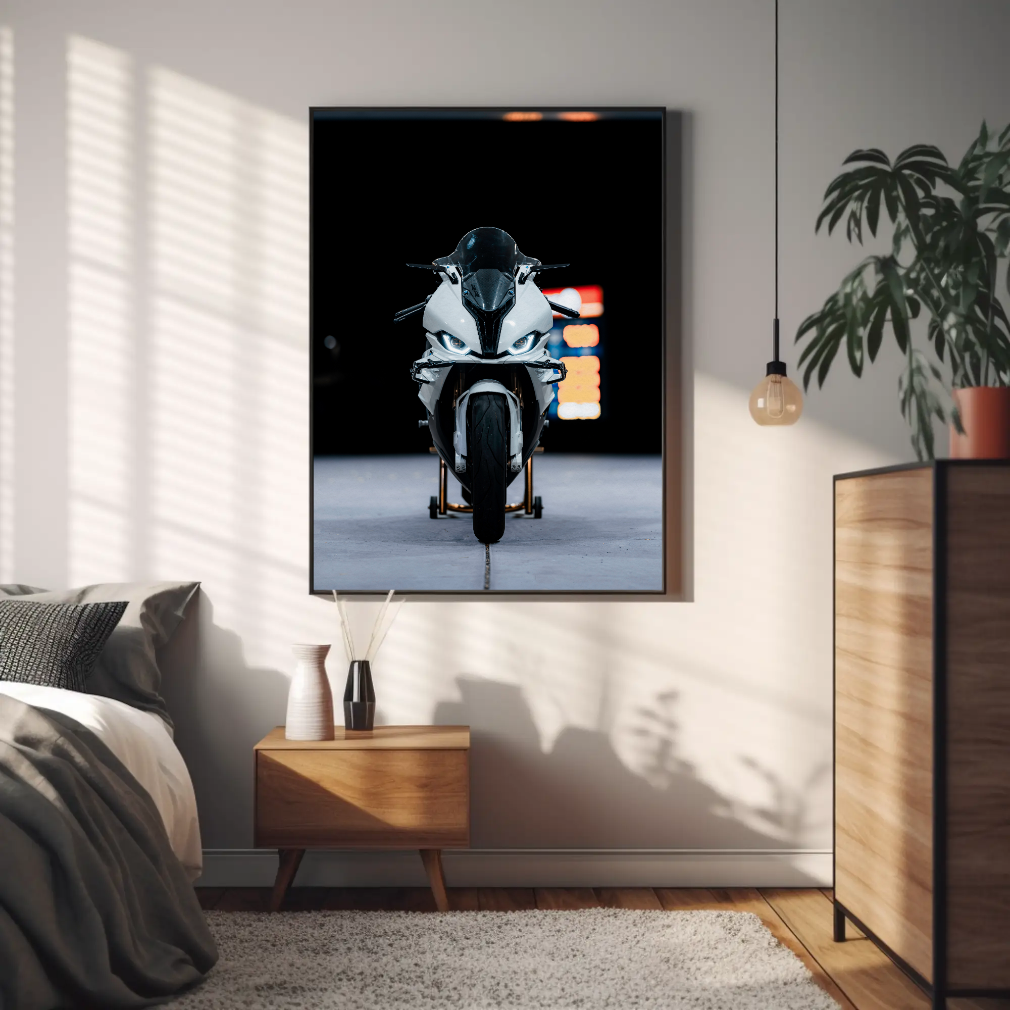 BMW S1000RR Motorcycle Poster #017 - Throttle Designs