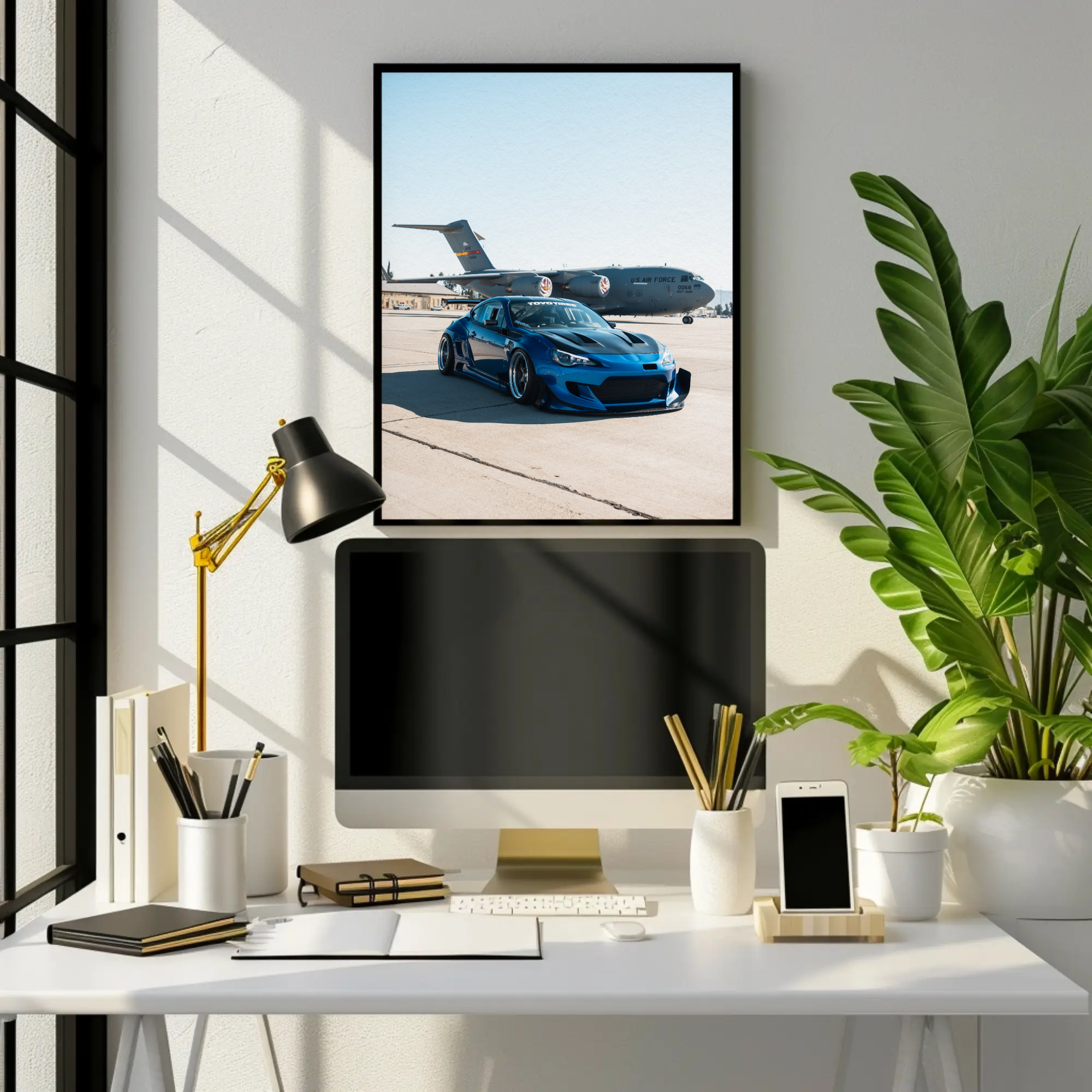 Sleek Widebody Toyota FRS Car Poster #006 - Premium Wall Art Decor