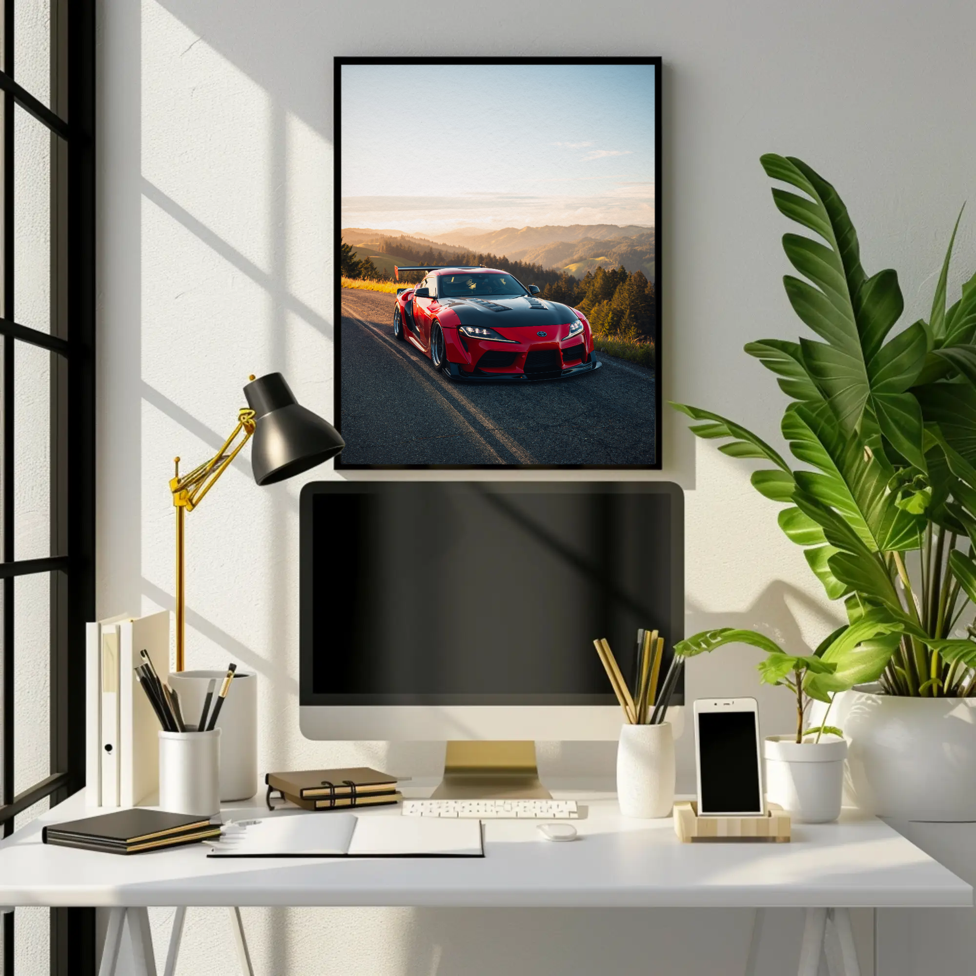 Toyota Supra Mk5 Wall Art Poster #010 - Premium Satin Print