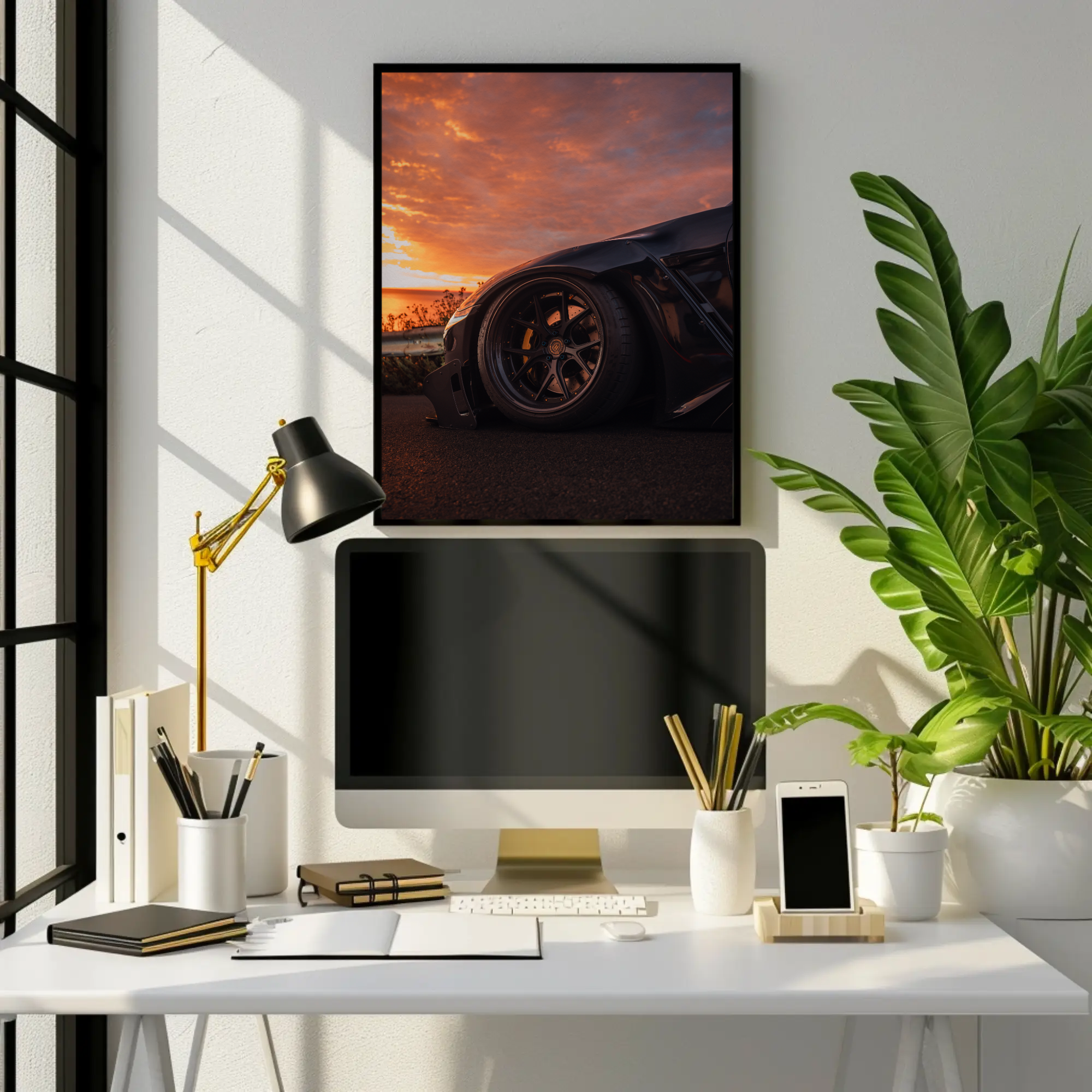 Sleek Nissan GTR R35 Wall Art Poster #020 for Car Enthusiasts