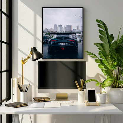 Toyota Supra Mk5 Car Art Print Poster #009 - Premium Wall Decor