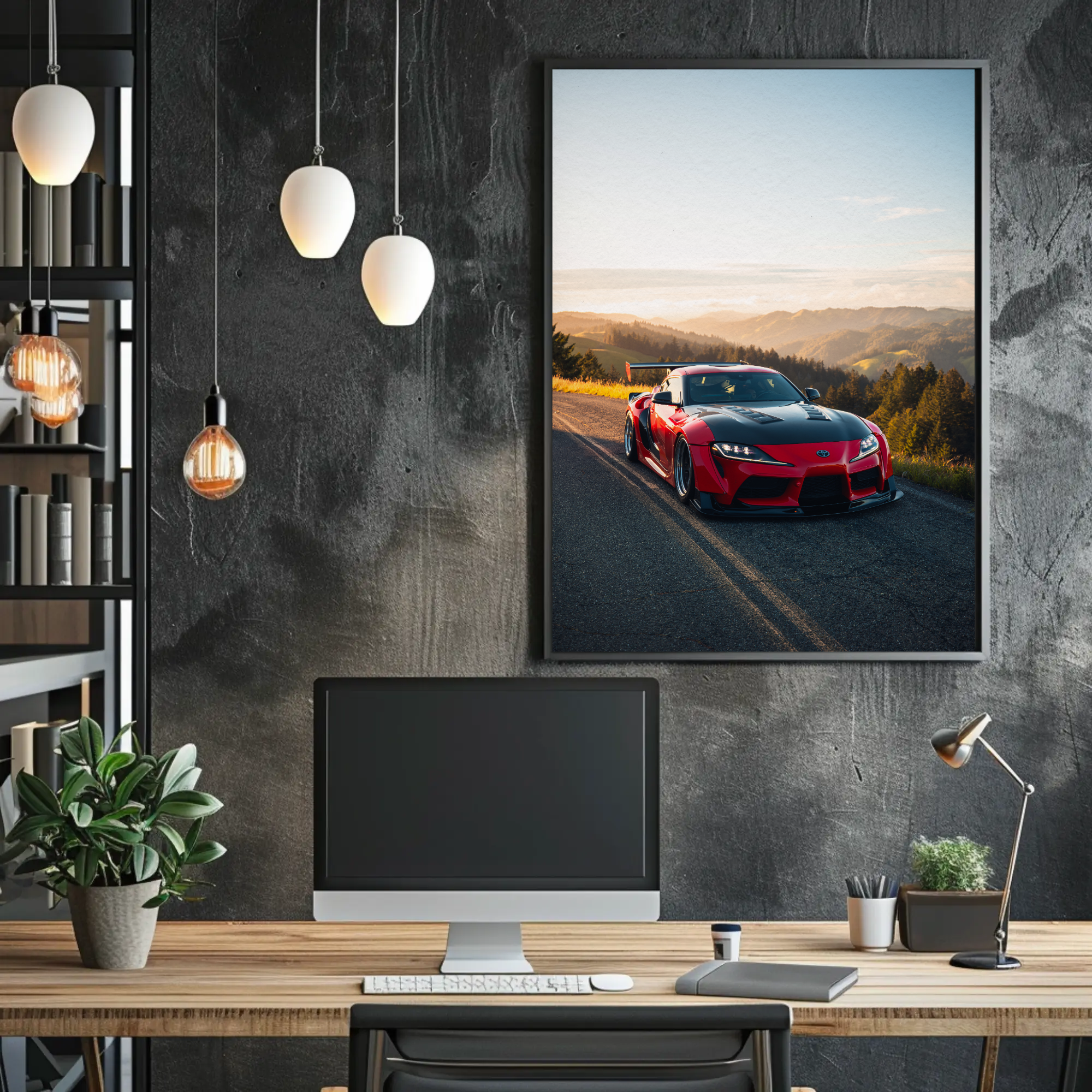 Toyota Supra Mk5 Wall Art Poster #010 - Premium Satin Print