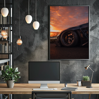 Sleek Nissan GTR R35 Wall Art Poster #020 for Car Enthusiasts