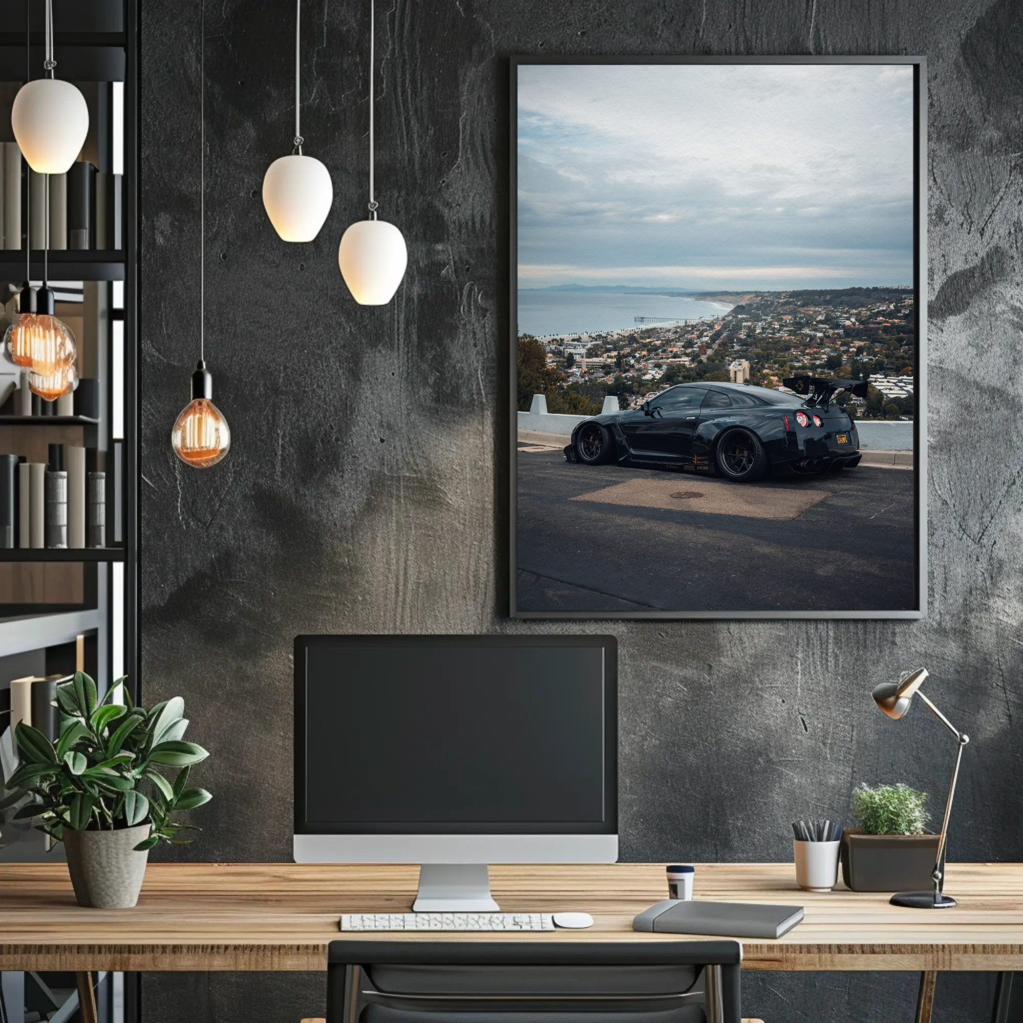 Sleek Nissan GTR R35 Wall Art Poster #022 for Car Enthusiasts