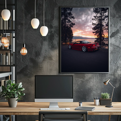 Acura NSX JDM Car Art Poster #007 - Sleek Wall Decor for Enthusiasts