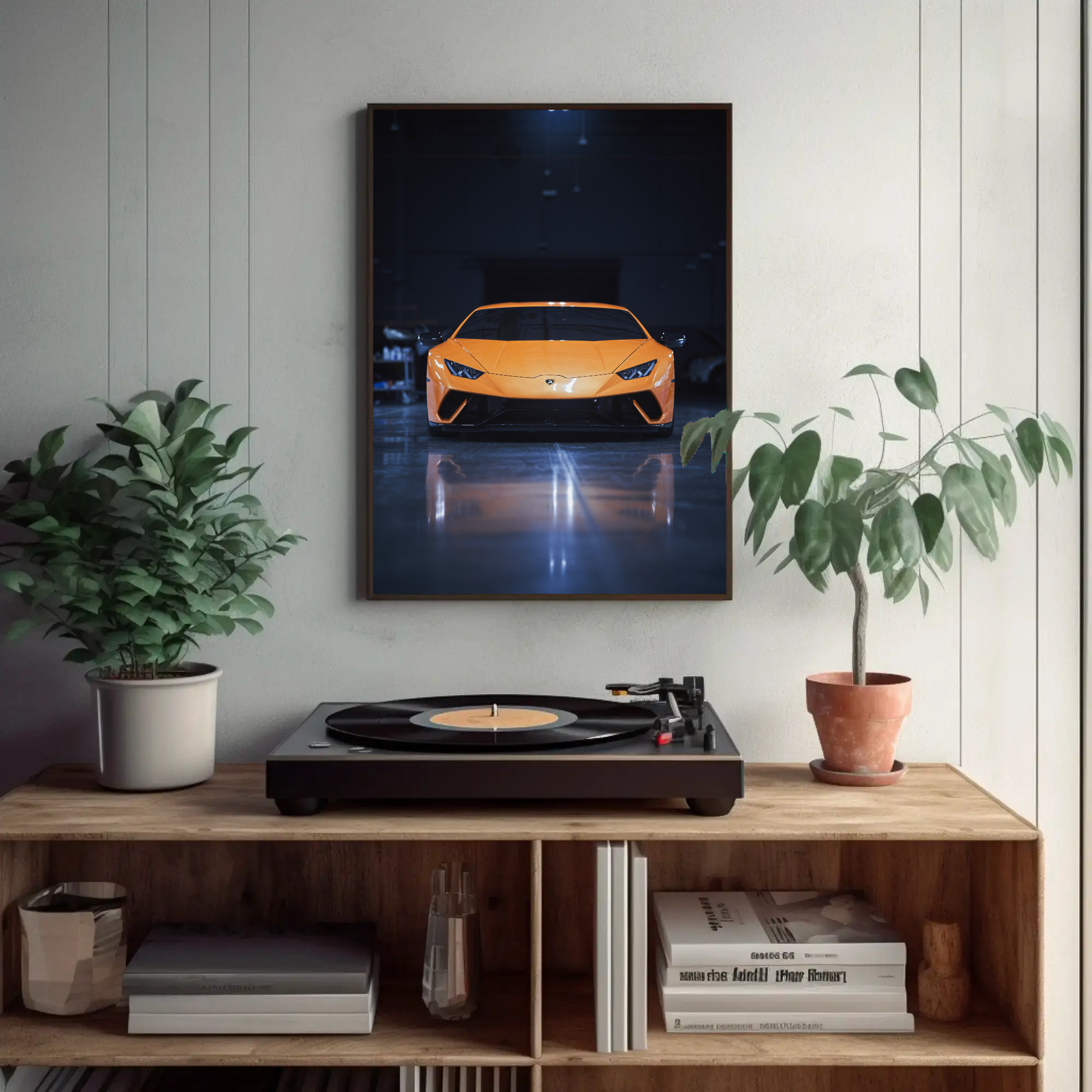 Lamborghini Huracan Automotive Car Poster #001 - Throttle Designs