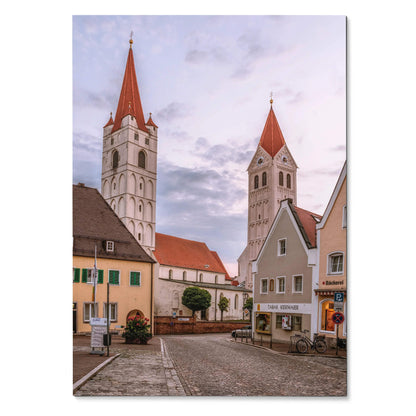Stunning Urban Building Art Print Poster | Vertical - Throttle Designs