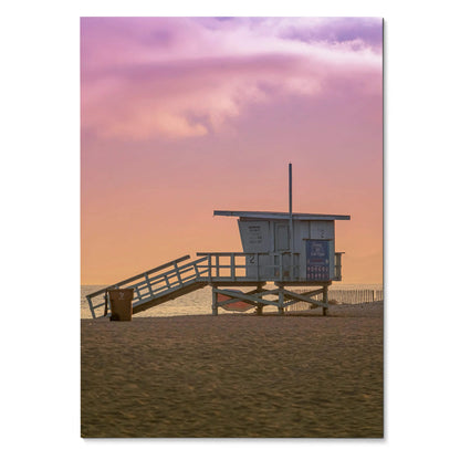 Stunning Sunset Beach Art Print Wall Decor | Vertical - Throttle Designs