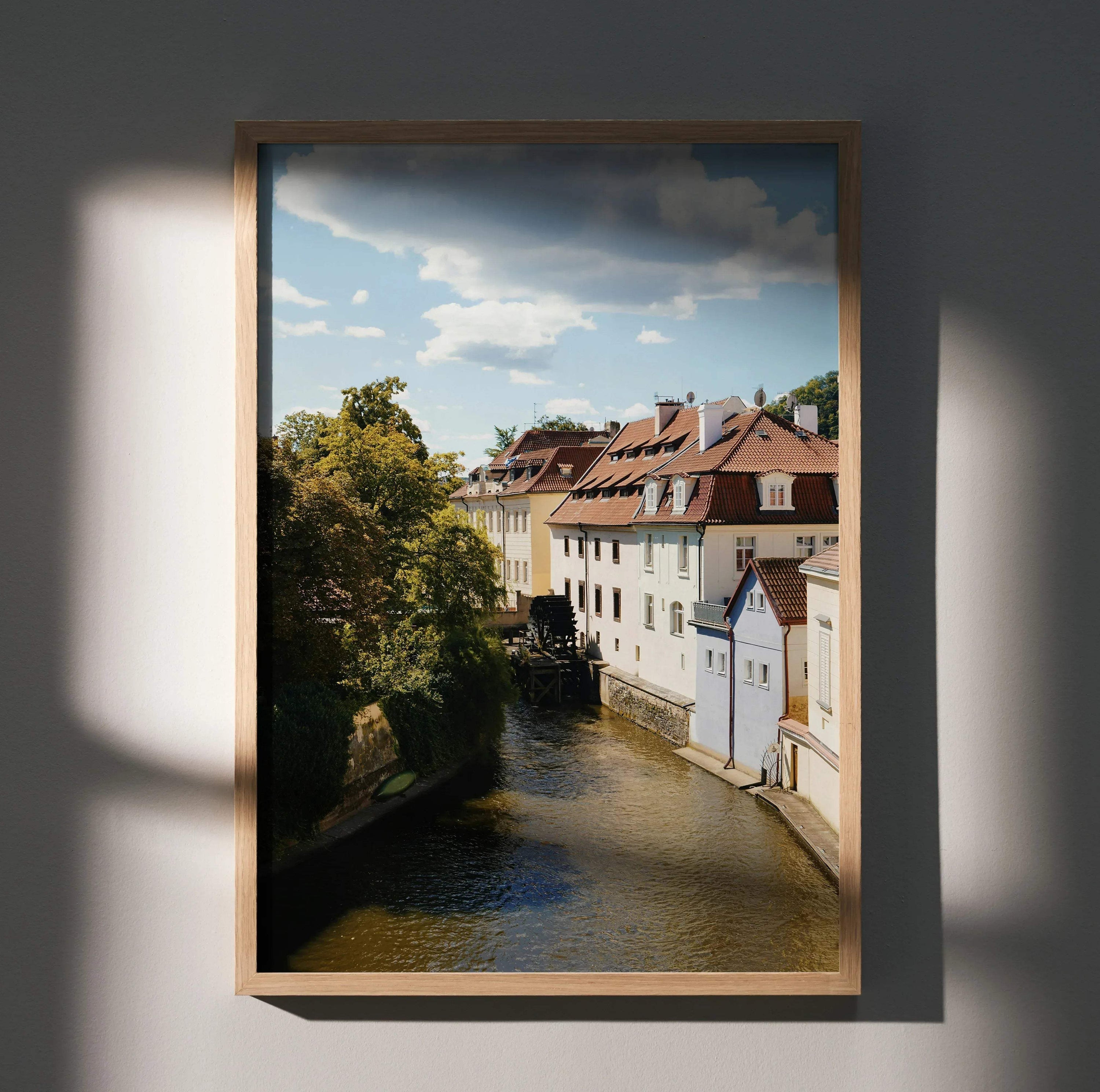 Vibrant Architectural Building Nature Wall Art Poster | Vertical - Throttle Designs