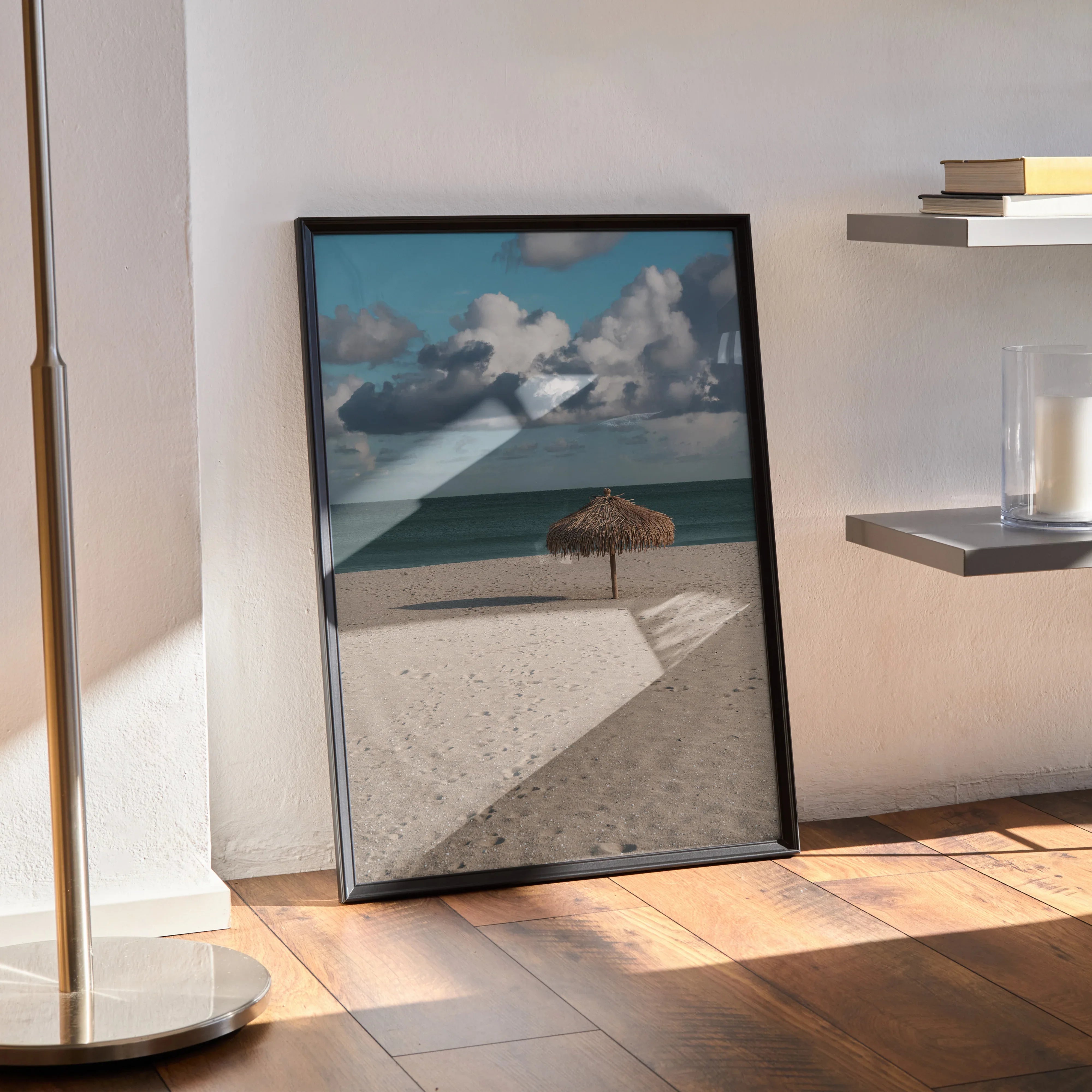 Stunning Beach Ocean Waves Art Print Poster | Vertical - Throttle Designs