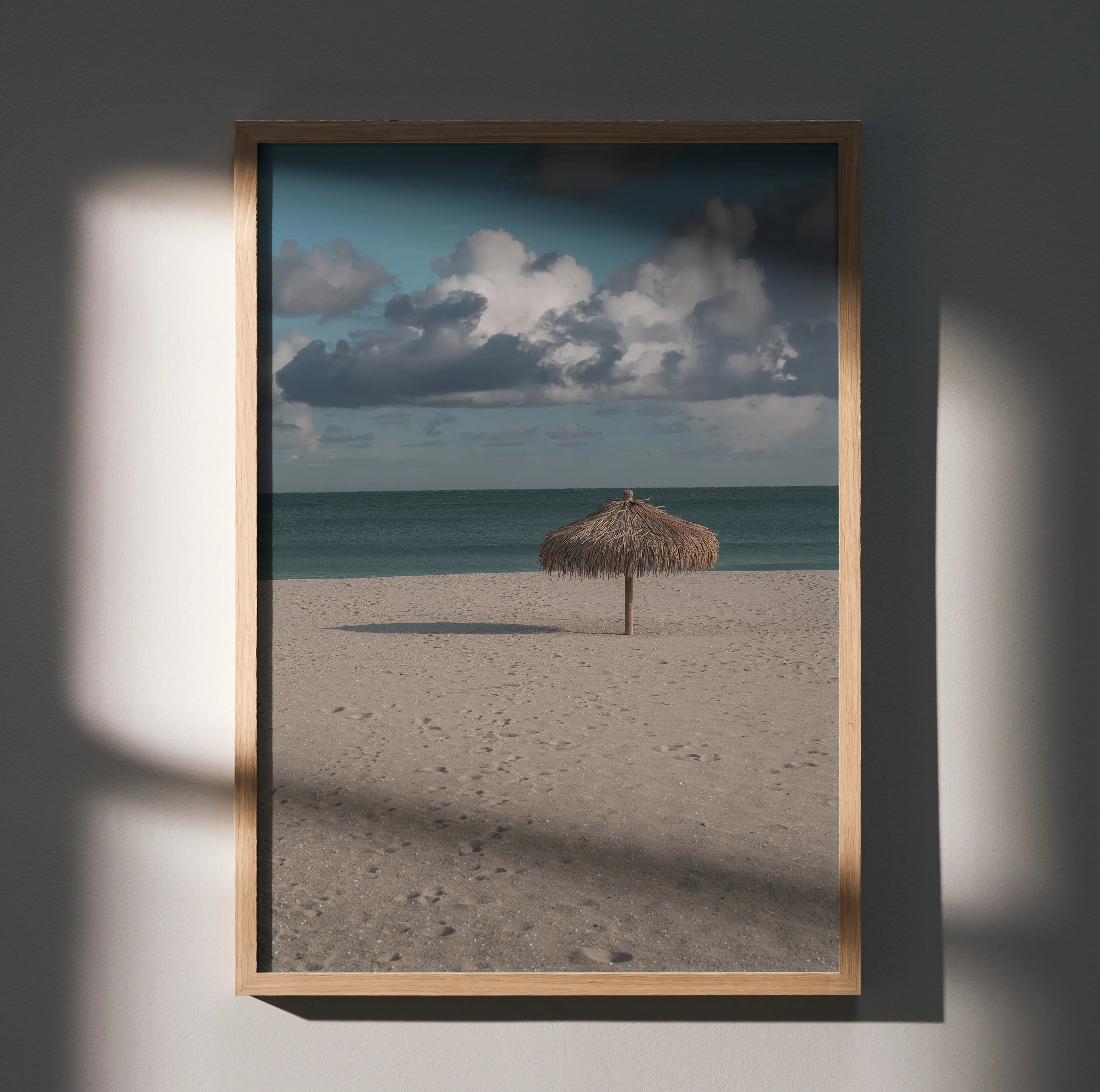 Stunning Beach Ocean Waves Art Print Poster | Vertical - Throttle Designs