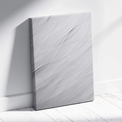 Serene gray marble texture canvas wall art with soft charcoal veining