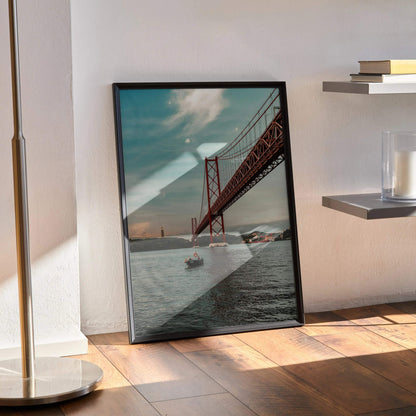 Ocean Sunset Art Print Poster for Wall Decor | Vertical - Throttle Designs