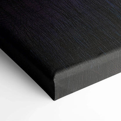 Black textured canvas back with woven pattern for mountain sunset lake art