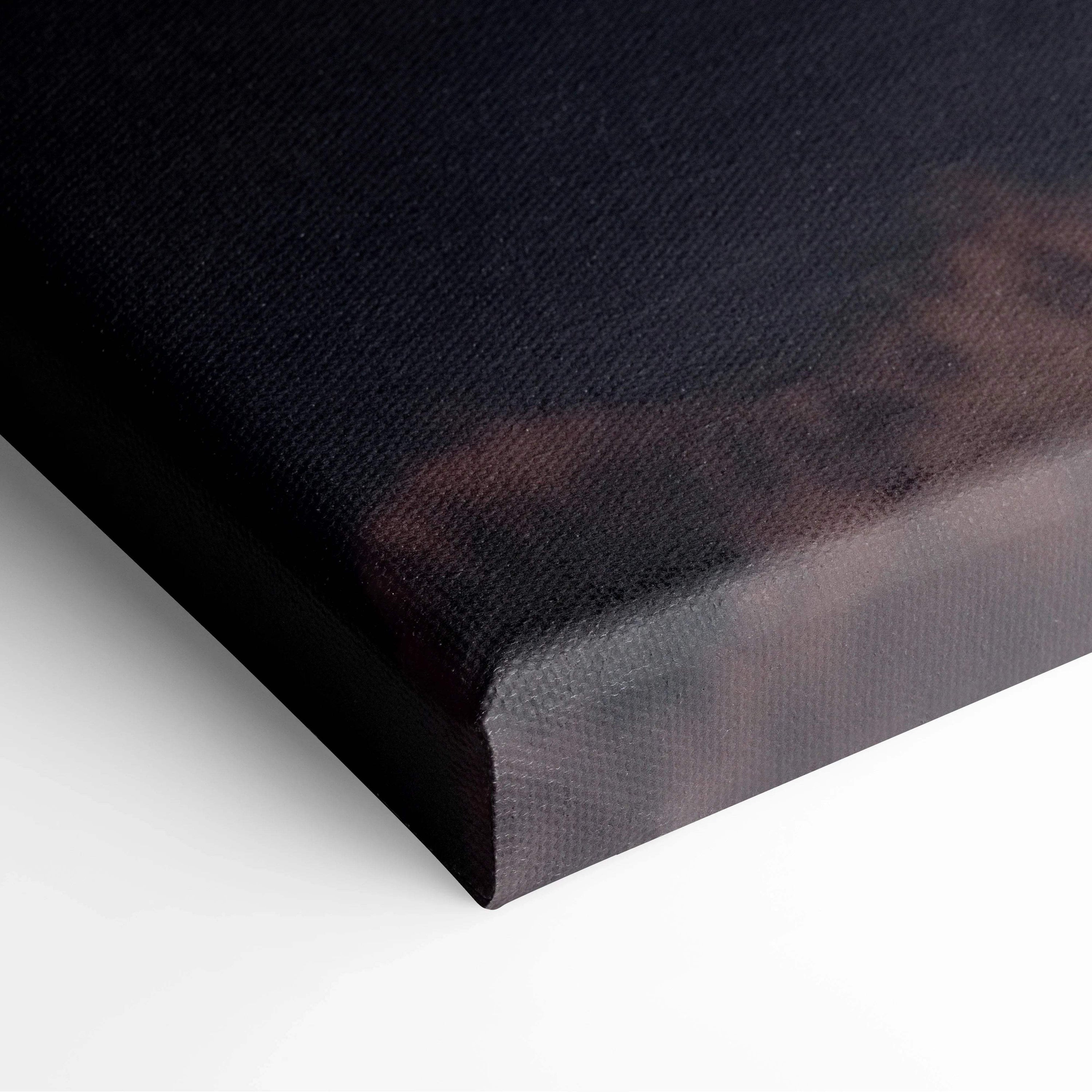 Black textured canvas back of Cinematic Surreal Volcano Eruption Mushroom Cloud art