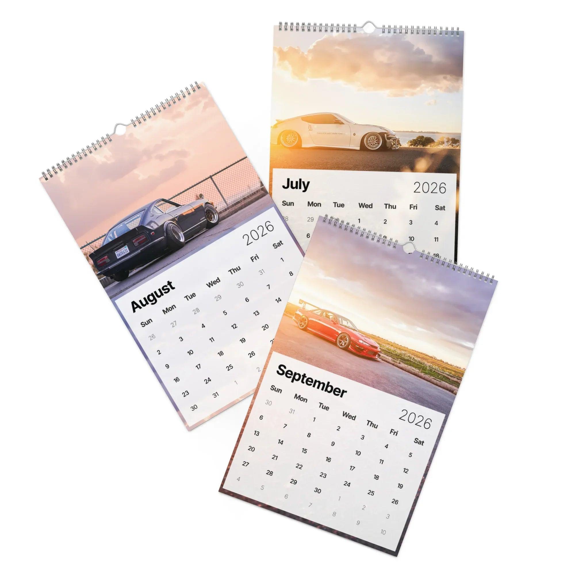 2026 Car Calendar - Iconic JDM Cars Calendar