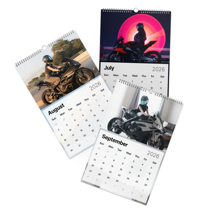 2026 Biker Girl Motorcycle Calendar