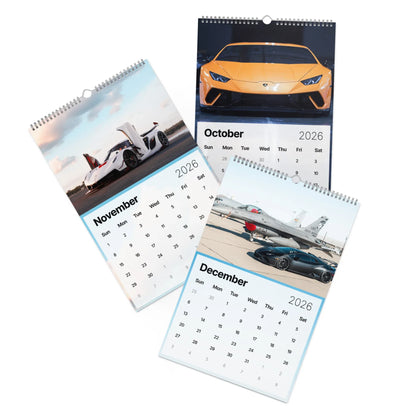 2026 Car Calendar | Supercar Wall Calendar