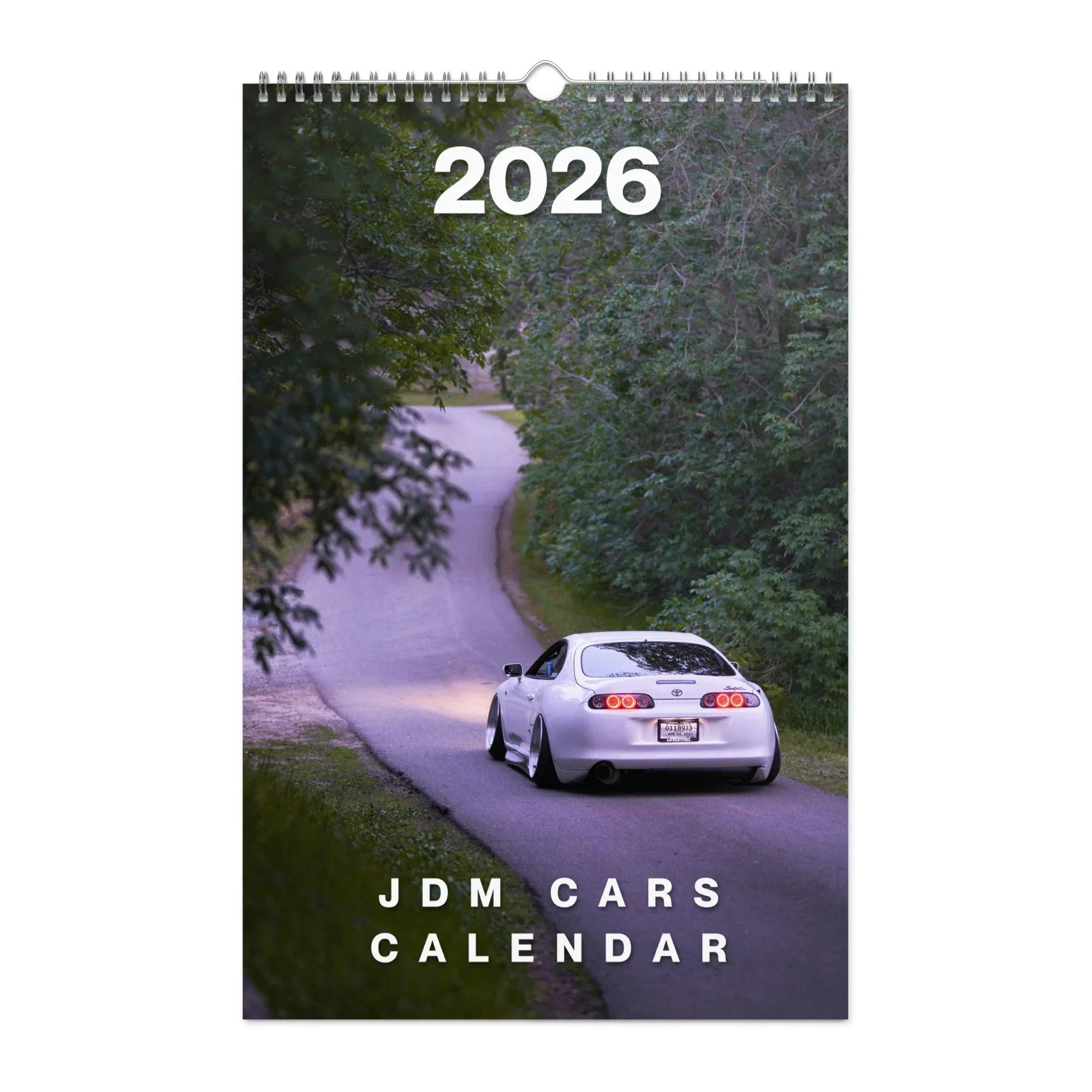 2026 Car Calendar - Iconic JDM Cars Calendar