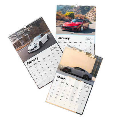2026 Car Calendar - Iconic JDM Cars Calendar
