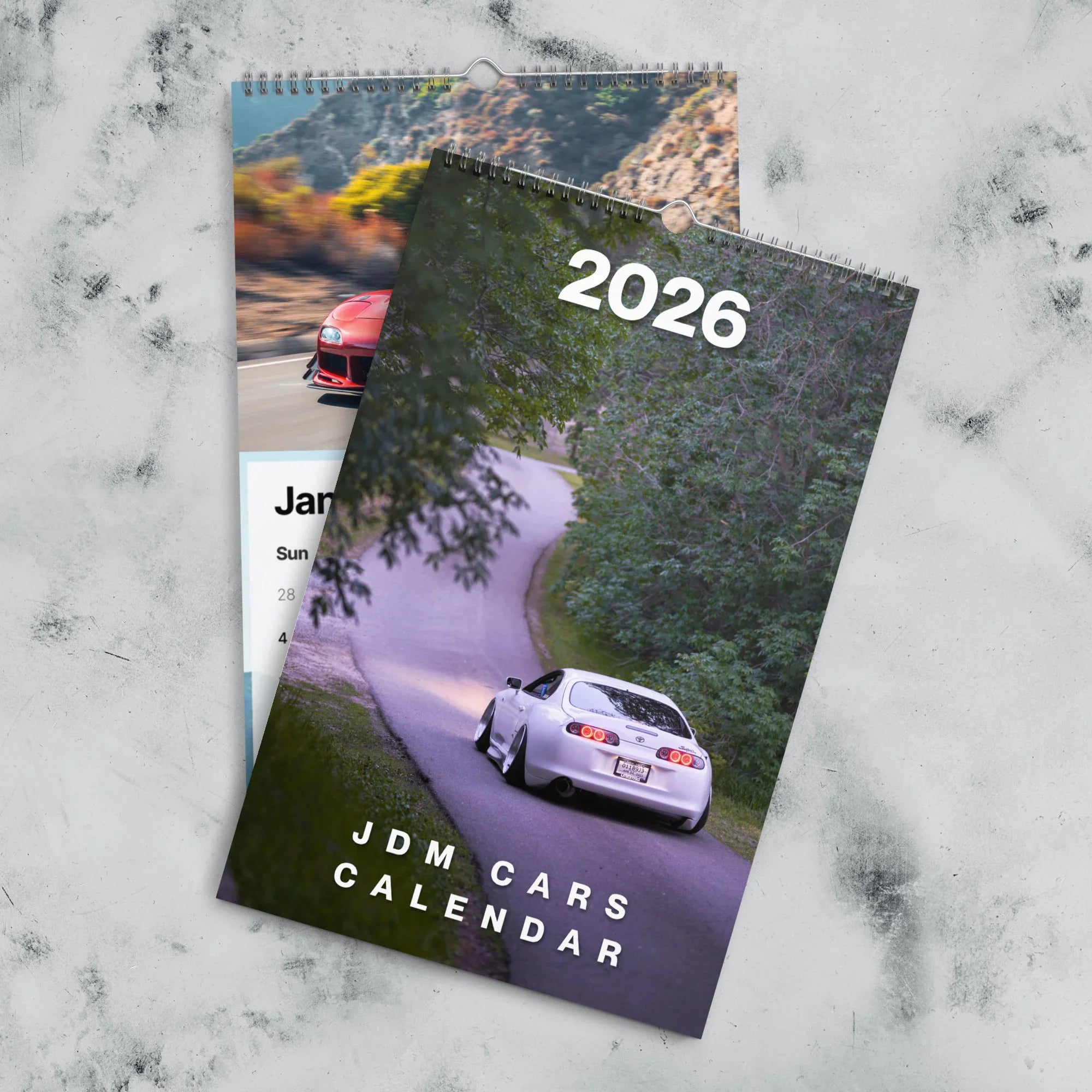 2026 Car Calendar - Iconic JDM Cars Calendar