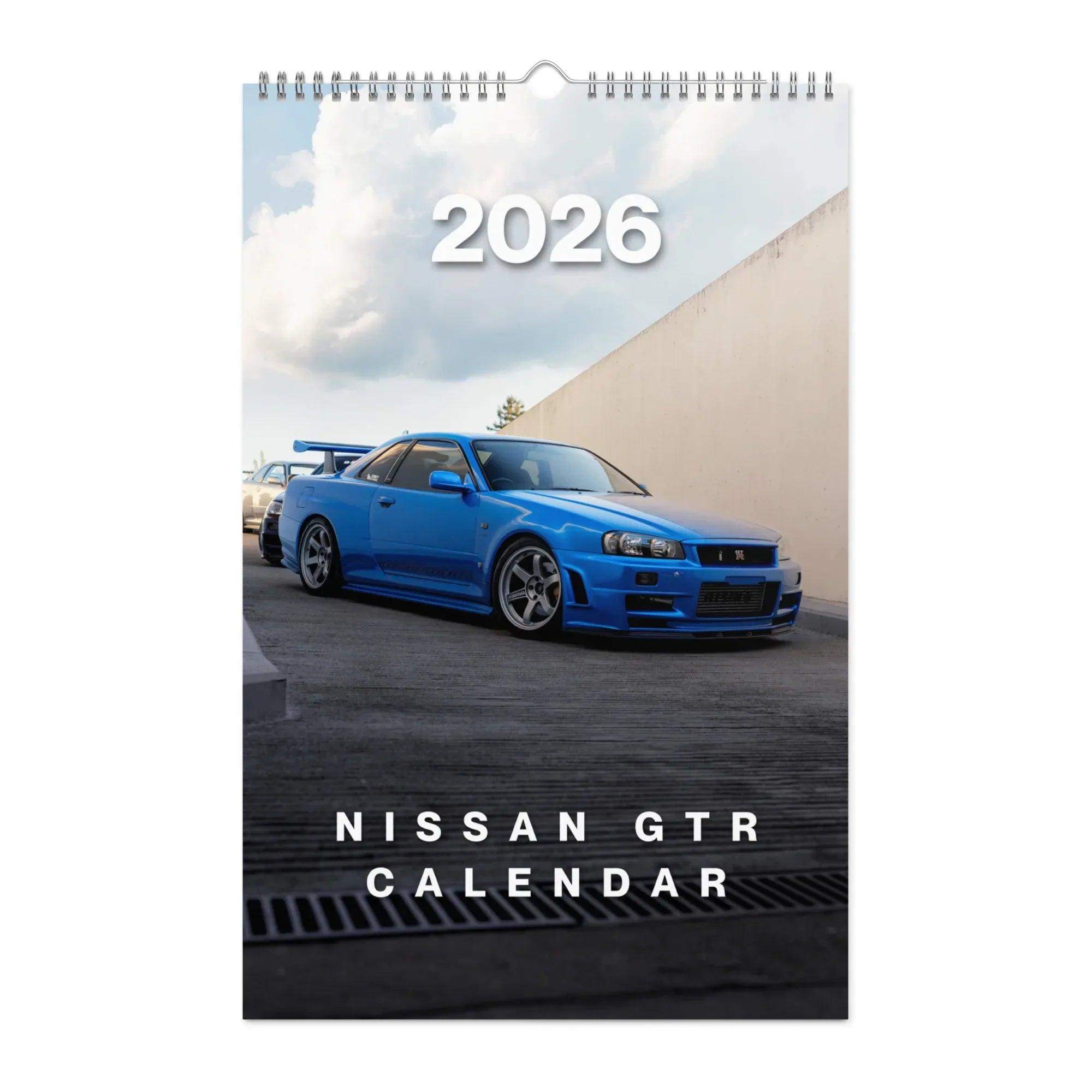2026 Car Calendar - Nissan GTR Edition