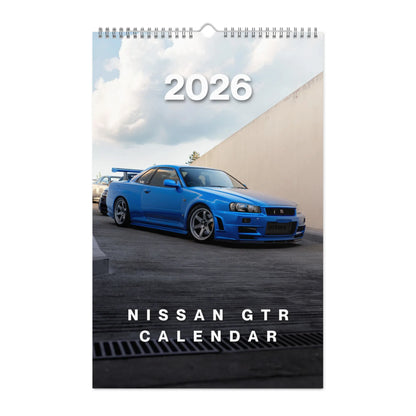 2026 Car Calendar - Nissan GTR Edition