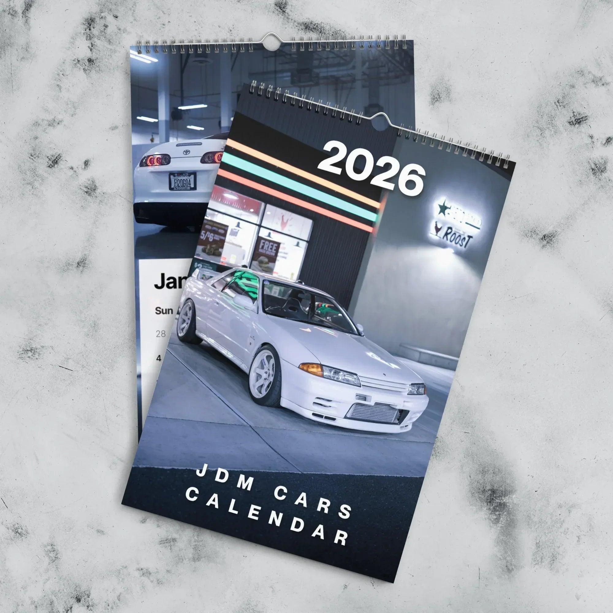 2026 Car Calendar - JDM Cars Calendar - Version 2