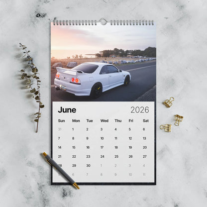 2026 Car Calendar - JDM Cars Calendar - Version 2