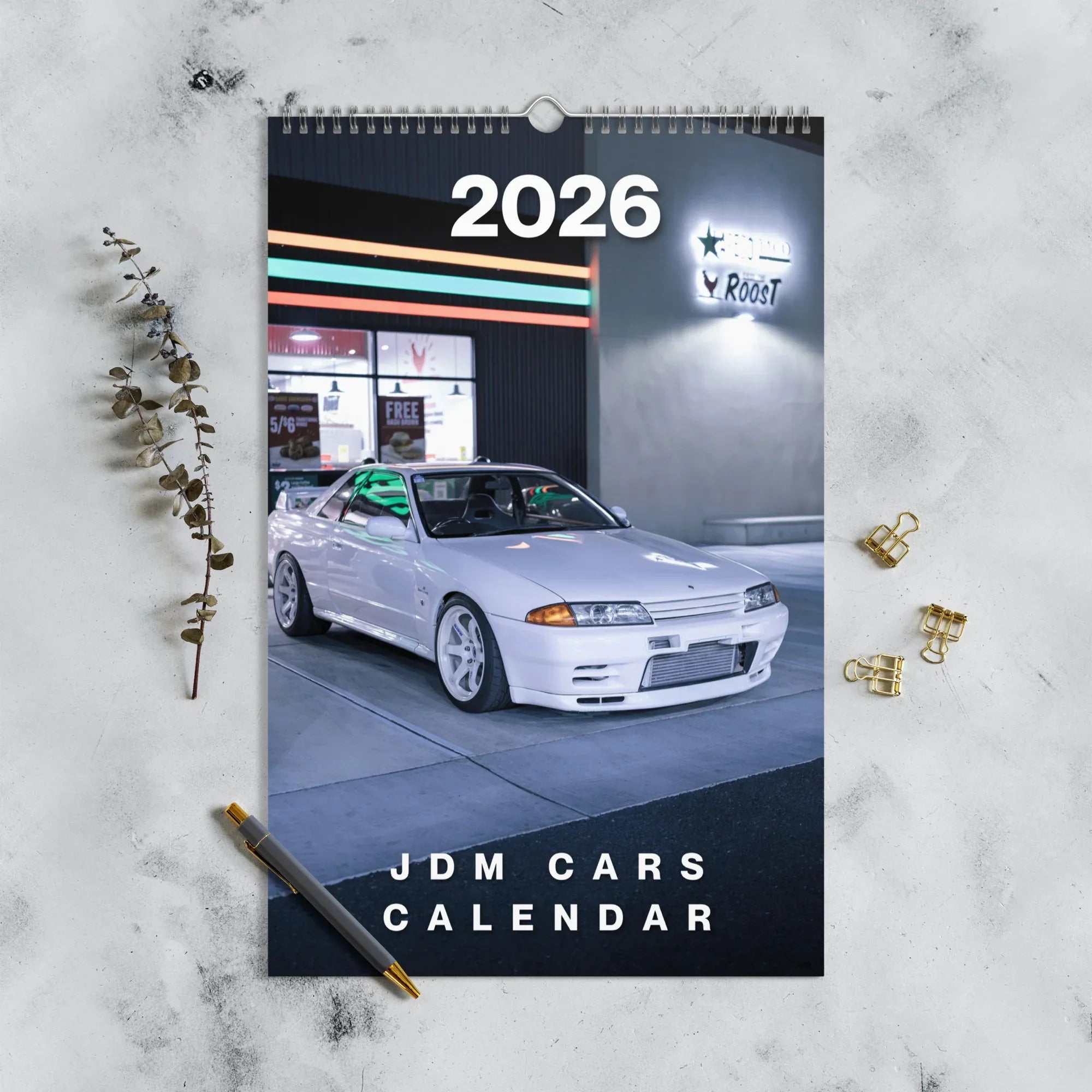 2026 Car Calendar - JDM Cars Calendar - Version 2