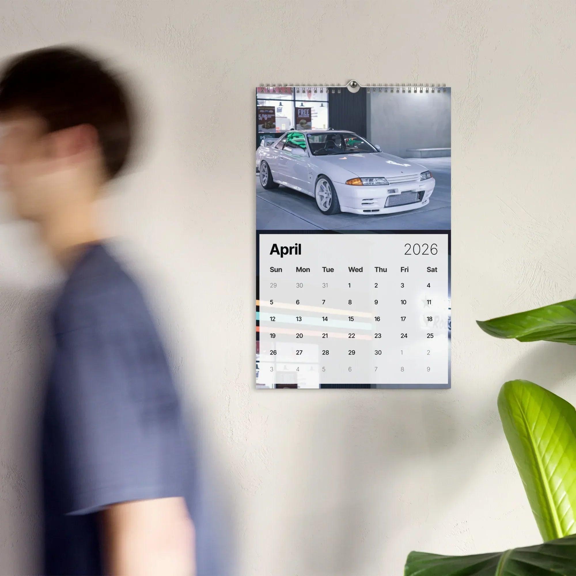 2026 Car Calendar - JDM Cars Calendar - Version 2