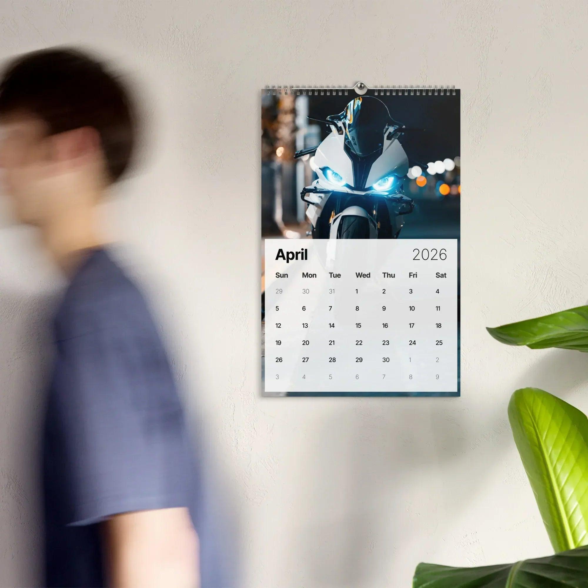 2026 Motorcycle Calendar - Supersports & Sportbikes Calendar - Version 2