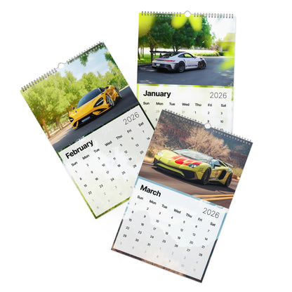 2026 Car Calendar | Supercar Wall Calendar