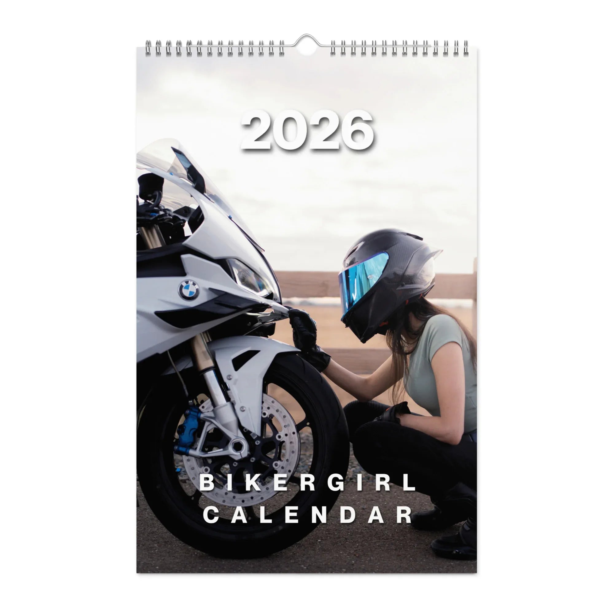 2026 Motorcycle Girl Calendar