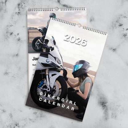 2026 Biker Girl Motorcycle Calendar